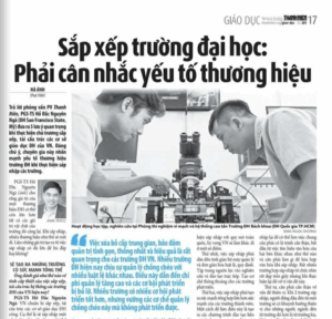 Sáp nhập các trường đại học: Cần cân nhắc yếu tố thương hiệu